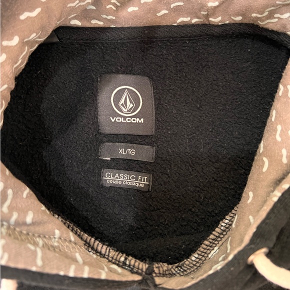 Rare Vintage 90s Volcom Center Logo Sweatshirt Hoodie. Size XL - Picture 6 of 9